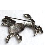 Source Unknown Rare Vintage 1930's Sterling Silver Poodle Show Dog (In Family 95 Yrs.) Brooch Photo 2