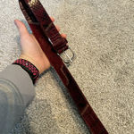 Fossil VINTAGE Multi Colored Leather Belt Pieced & Stitched GREAT STYLE Photo 0