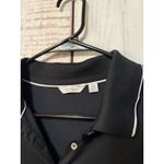 Lady Hagen  Short Sleeve Collared V Neck Golf Polo Shirt Black White Size XL Peru Photo 1