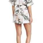 BLANK NYC New Romper Womens L Linen Garden Party Tropical Hawaii Resort White Photo 14