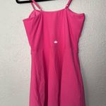 Alo Yoga  Alosoft Courtside Tennis Dress Size Large Paradise Pink NWOT Photo 1