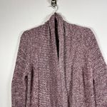Barefoot Dreams Cozychic Lite Montecito Cardi Cardigan Wrap Heathered Plum Sz M Photo 3