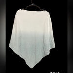 Barefoot Dreams Barefoot‎ Dreams Cozychic Ultra Lite Poncho Blue and White - One Size Photo 1