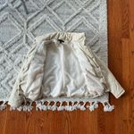 Forever 21 cream puffer wavy stitch cinchable waist transition jacket Photo 7