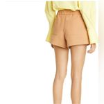Jonathan Simkhai Size 8 Jett Remix Cargo Micro Shorts Nutmeg Tan Neutral Career Brown Photo 1