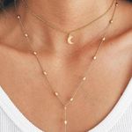 Gold Moon Boho Choker Necklace Photo 0