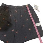Arizona NWT Gray Cherry Print Mid Rise Soft Shorts Cotton Pajama Juniors New Photo 6