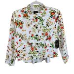 NWT Disney Alice Through The Looking Glass By Colleen Atwood Cotton Jacket XL White Photo 2