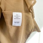 LPA  | Beaded 61 V-Neck Mini Dress in Army Taupe Tan size Small Photo 5