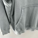 Aerie Gray Oversized V-Neck Pullover Hooded Sweatshirt Photo 3