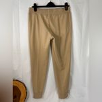 Ralph Lauren Lauren Active beige joggers pull on zippered bottoms Size Medium Photo 1