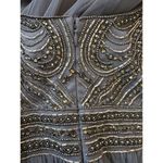 BHLDN Gorgeous  Purple Vilette Beaded and Chiffon Gown Size 6 Photo 3