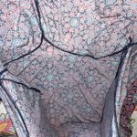 CHAPS  large skirt women’s knee length ruffle hem geometric print red white blue Photo 6