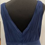 Mac Duggal  55283 Midnight Blue Sleeveless Gown 10 Photo 2