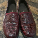 Easy Street  Patent Leather Crocodile Flats Loafers Slip-On Shoe Photo 0