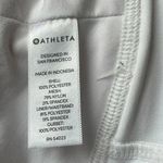 Athleta Print Laser Running Tennis Sporty Women's White Floral Midi Skirt Skort Photo 12