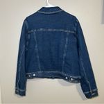 Judy Blue  Classic Dark Wash Denim Jacket Women’s Plus Size 1X Photo 5