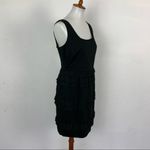 Elie Tahari  Black Sleeveless Ruffle Tiered Cocktail Party Dress Elegant 8‎ Photo 3