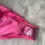 Good American  One Piece Swimsuit Bright Pink Asymmetrical Always Fits NWT Photo 3