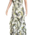 MISA Los Angeles Maxine Maxi Dress, Green/White, XS Photo 6
