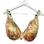 Cacique  38G T-Shirt  Floral Multicolor Bra No Underwire  Comfort Support Photo 0