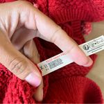 Free People  Ainsley Sweater Mini Dress in Red Photo 9