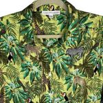 Jane and Delancey  Safari Shirt Dress Jungle Animal Print Button Size Large Photo 2
