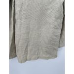 Eileen Fisher  Tan Linen Open Front Cardigan Jacket Textured Women Medium Petite Photo 8