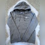 Nike Women's Size S Dark Grey Heather Essential Fleece Hoodie Photo 1