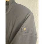 Cherokee iFlex M Scrub Jacket Charcoal Gray Uniform Warm Up Full Zip Pockets Photo 3