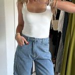 Amazon bow print denim shorts Photo 1