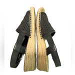 Franco Sarto loanne espadrille wedge sandal BLACK SIZE 8.5 Photo 7