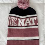 PINK - Victoria's Secret PINK Knit Pom-Pom Beanie Photo 0