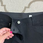 Chico's  Ponte knit So Slimming Jeggings Black Solid Stretch Pants, Size 2 short Photo 11