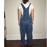 Revolt Denim Overalls with Floral Details Size 18 Blue Photo 2