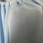 Ramy Brook  Dress Amanda Misty Blue Halter Midi Cocktail Formal Neutral Belted Photo 14