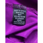 Glamour Nights Purple Sheer Overlay Cape Jewel Neck Formal Dress Size 6 Photo 5