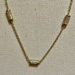 Abercrombie & Fitch Abercrombie rhinestone barrels long necklace Photo 1