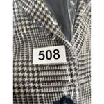 Rafaella Vintage Rafaela Y2K Black and White Wool Blend Tweed Checkered Blazer Size 8 Photo 6