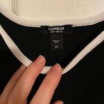 EXPRESS Body Contour Sweetheart Tipped Cropped Sweater Cami Photo 5