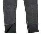 Free People We the Free Bella Moto High-Rise Skinny Jeans Size 30 Washed Black  Photo 4