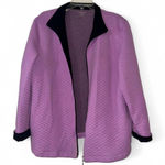 Allison Daley  Quilted Purple Women's Jacket Size 2X Photo 0