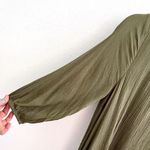 Anthropologie Entro Dress SMALL Bohemian Boho Green criss Cross Neck Photo 9