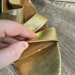 Kate Spade Saturday Women’s 9 Brand New Gold Strappy Sandals Metallic NWT New Photo 11