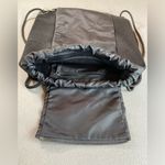 Lululemon Athletica Drawstring Backpack Black Photo 4