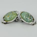 Vintage Coro Moon Glow Iridescent Opal Look Clip Photo 3