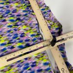 Tanya Taylor  Shirt Womens X Small‎ Blue Purple Green Adonica Mock Neck Cropped Photo 8