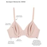 Wacoal Back Appeal Minimizer Bra STYLE 857303 size 38H Photo 2