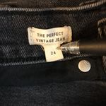 Madewell Womens The Perfect Vintage Jeans High-Rise Black Skinny Size 24 Photo 4