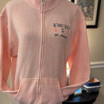 Bethany Beach embroidered French women’s jacket peach size medium preowned Photo 0